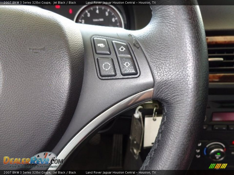 2007 BMW 3 Series 328xi Coupe Jet Black / Black Photo #27