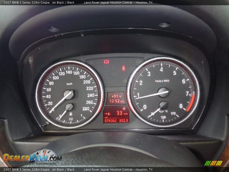 2007 BMW 3 Series 328xi Coupe Gauges Photo #28