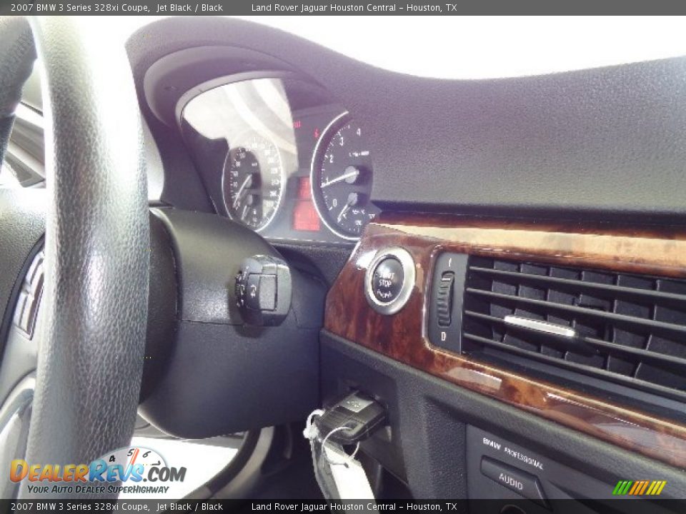 2007 BMW 3 Series 328xi Coupe Jet Black / Black Photo #34