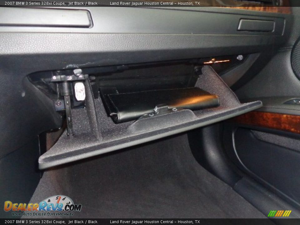 2007 BMW 3 Series 328xi Coupe Jet Black / Black Photo #35