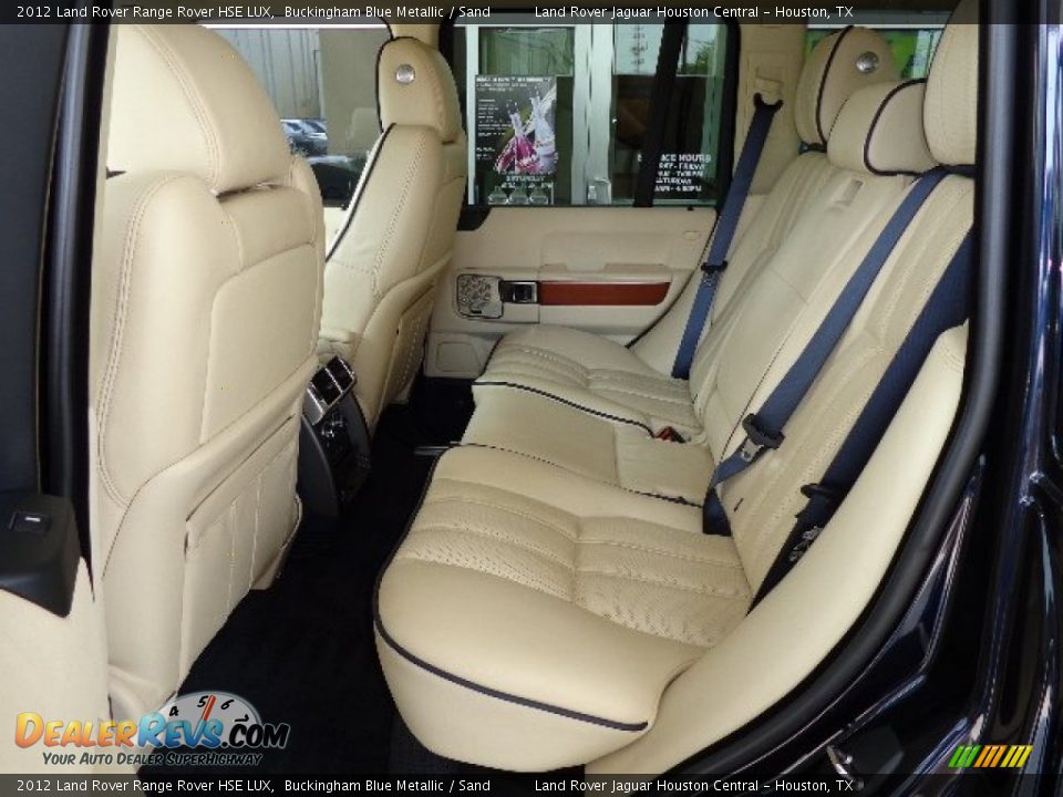 Rear Seat of 2012 Land Rover Range Rover HSE LUX Photo #4