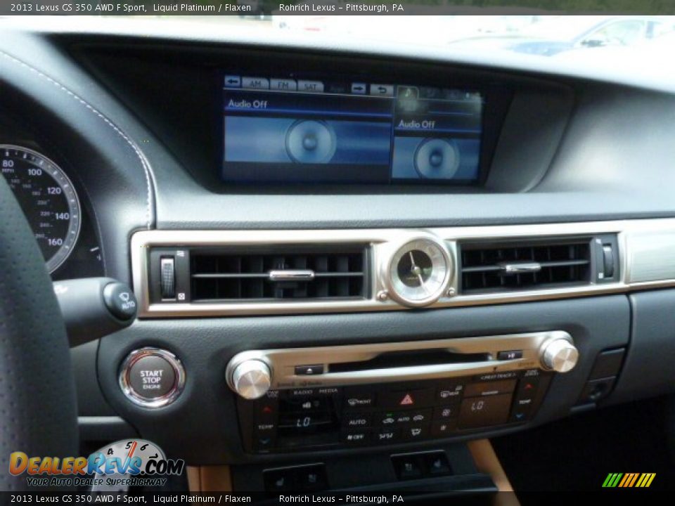 2013 Lexus GS 350 AWD F Sport Liquid Platinum / Flaxen Photo #19
