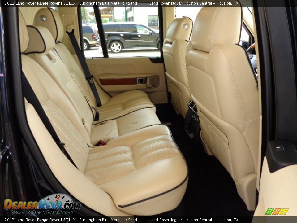 Rear Seat of 2012 Land Rover Range Rover HSE LUX Photo #15
