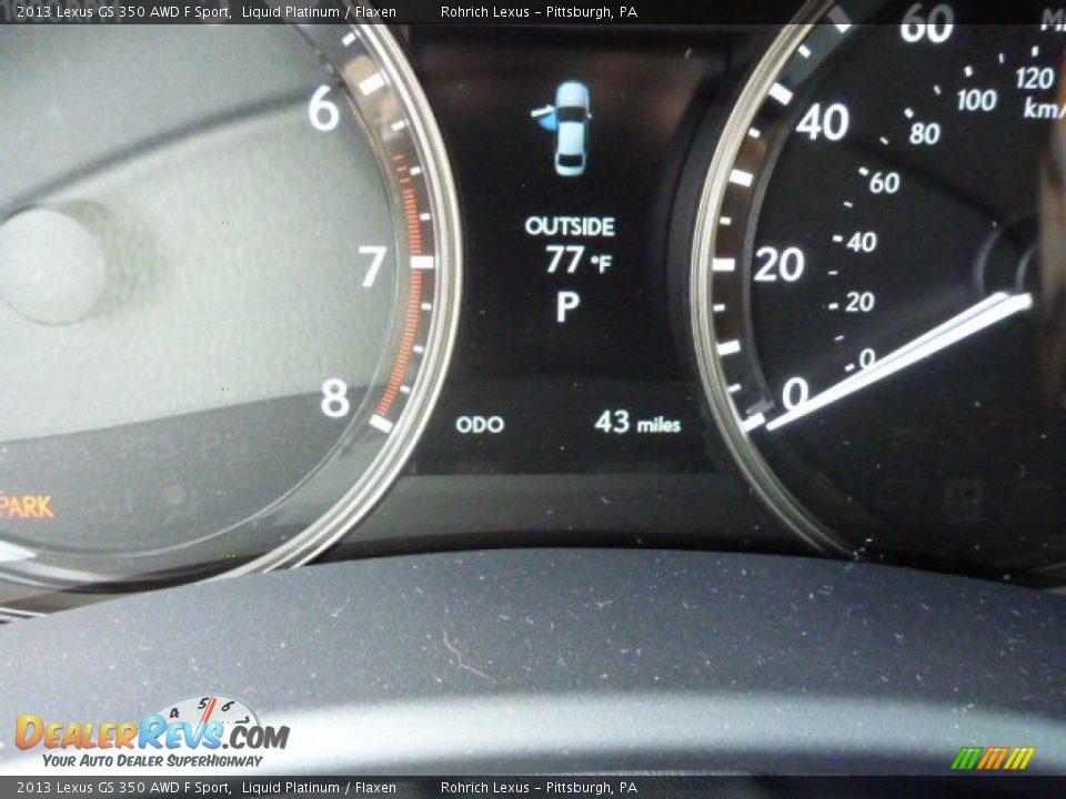 2013 Lexus GS 350 AWD F Sport Liquid Platinum / Flaxen Photo #20
