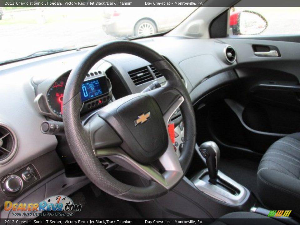 2012 Chevrolet Sonic LT Sedan Victory Red / Jet Black/Dark Titanium Photo #11
