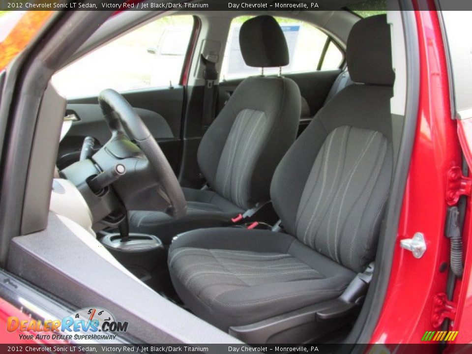 2012 Chevrolet Sonic LT Sedan Victory Red / Jet Black/Dark Titanium Photo #12