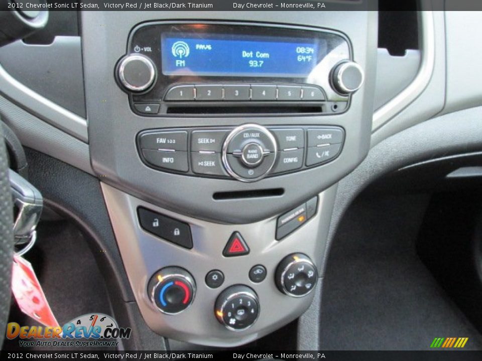 2012 Chevrolet Sonic LT Sedan Victory Red / Jet Black/Dark Titanium Photo #13