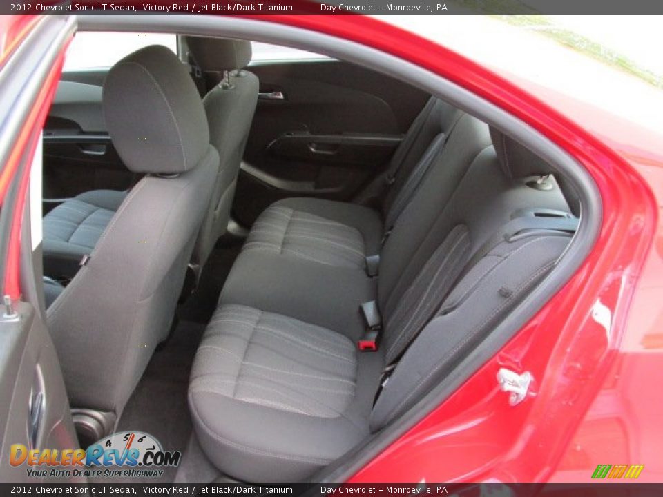 2012 Chevrolet Sonic LT Sedan Victory Red / Jet Black/Dark Titanium Photo #16