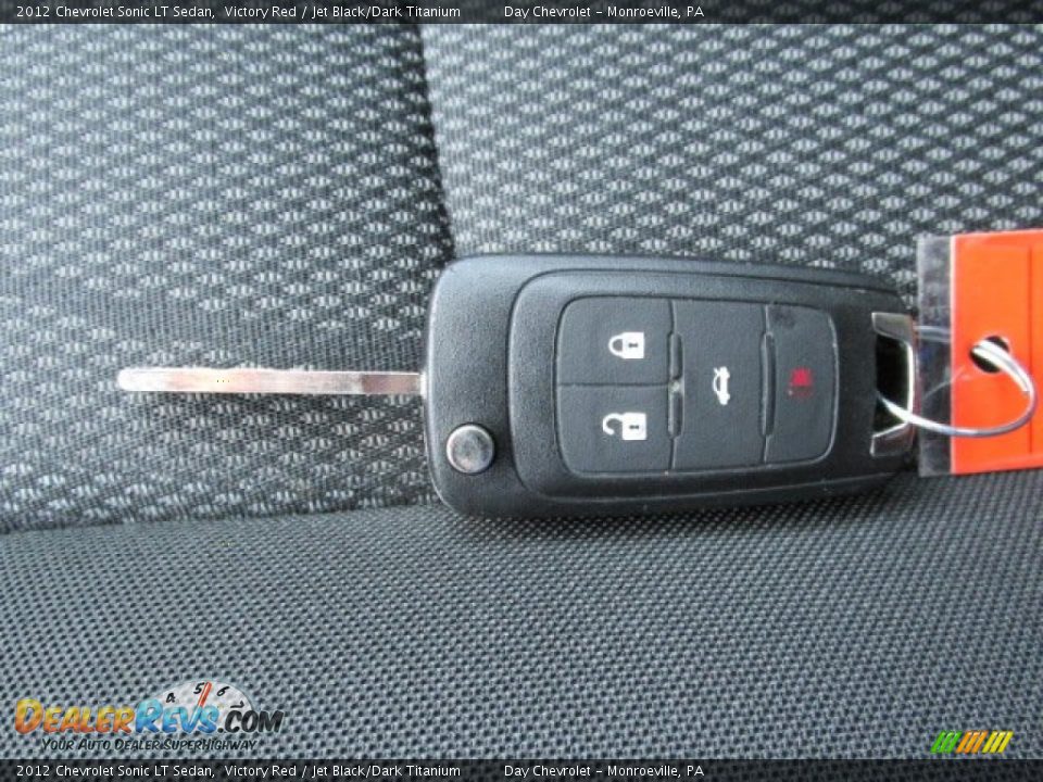 2012 Chevrolet Sonic LT Sedan Victory Red / Jet Black/Dark Titanium Photo #17