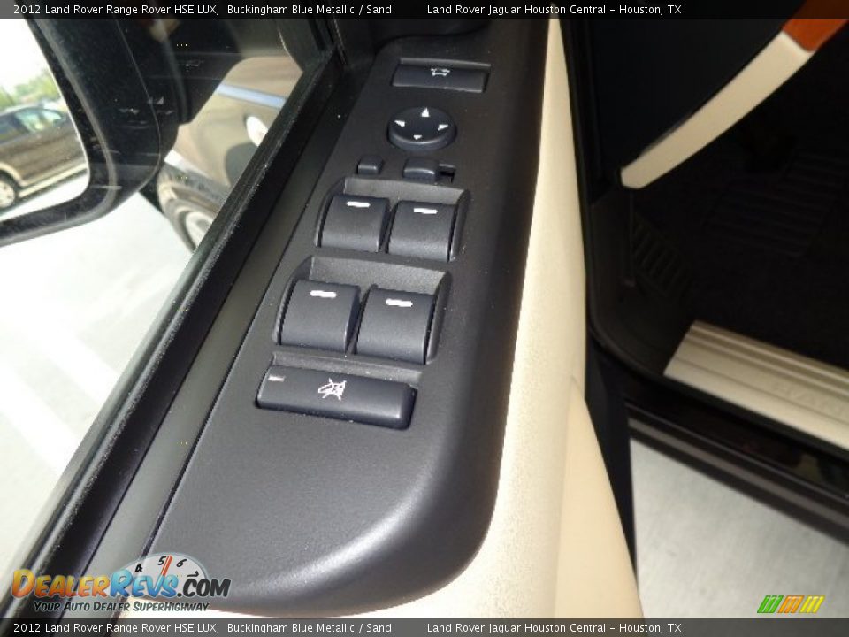 2012 Land Rover Range Rover HSE LUX Buckingham Blue Metallic / Sand Photo #25