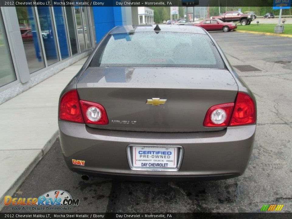 2012 Chevrolet Malibu LT Mocha Steel Metallic / Ebony Photo #8