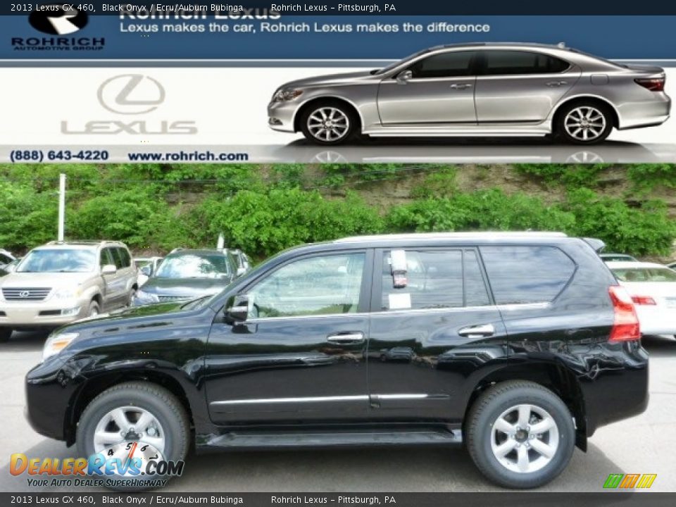 2013 Lexus GX 460 Black Onyx / Ecru/Auburn Bubinga Photo #1