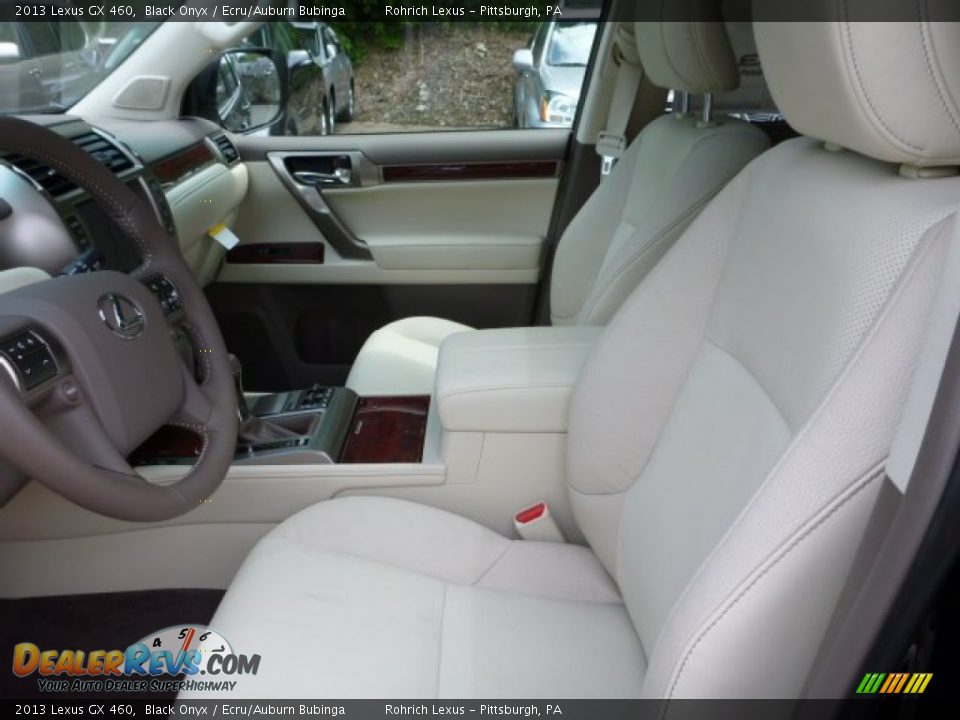 2013 Lexus GX 460 Black Onyx / Ecru/Auburn Bubinga Photo #8