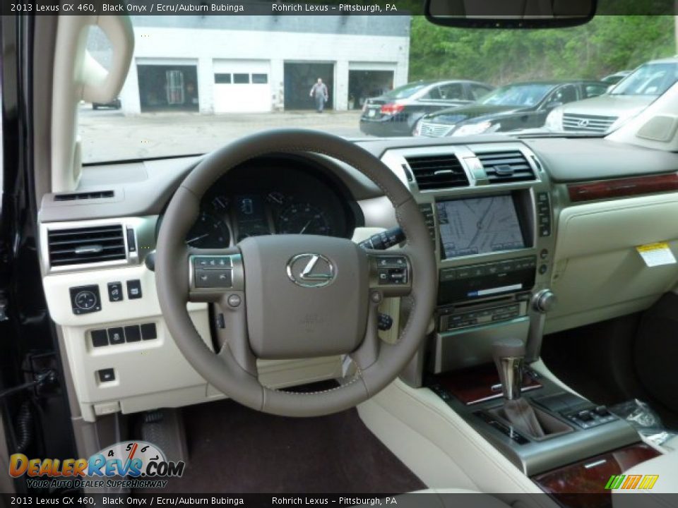 2013 Lexus GX 460 Black Onyx / Ecru/Auburn Bubinga Photo #10