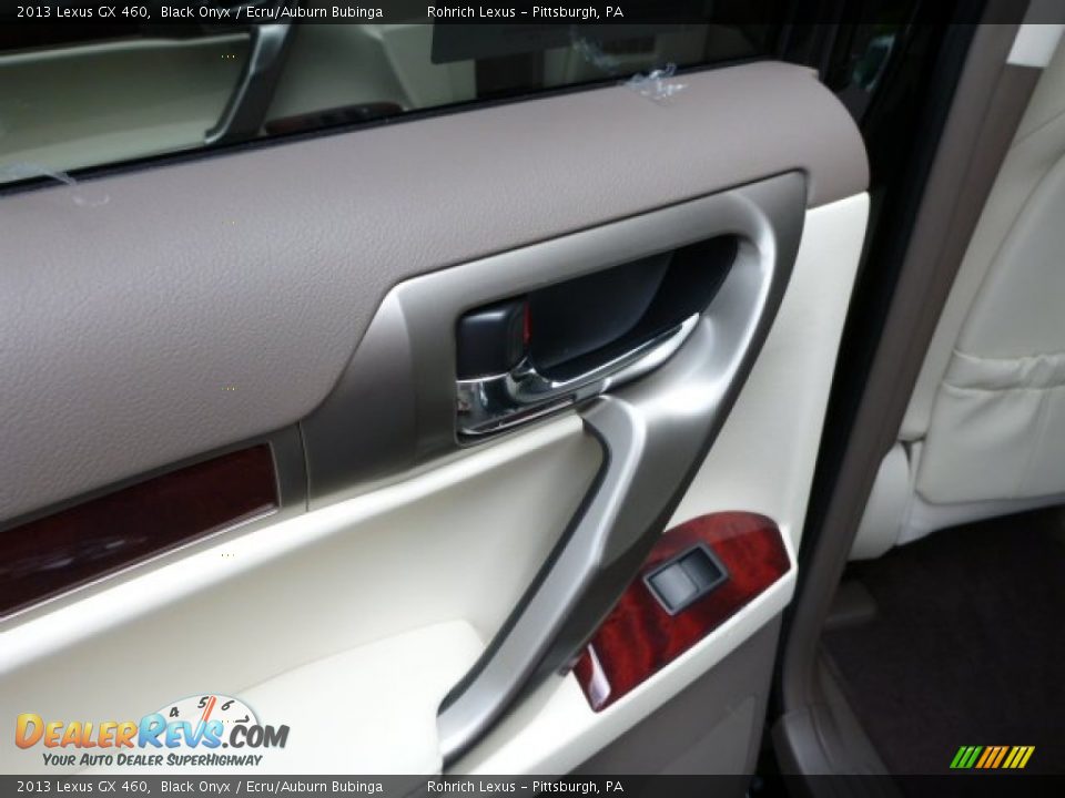 2013 Lexus GX 460 Black Onyx / Ecru/Auburn Bubinga Photo #11