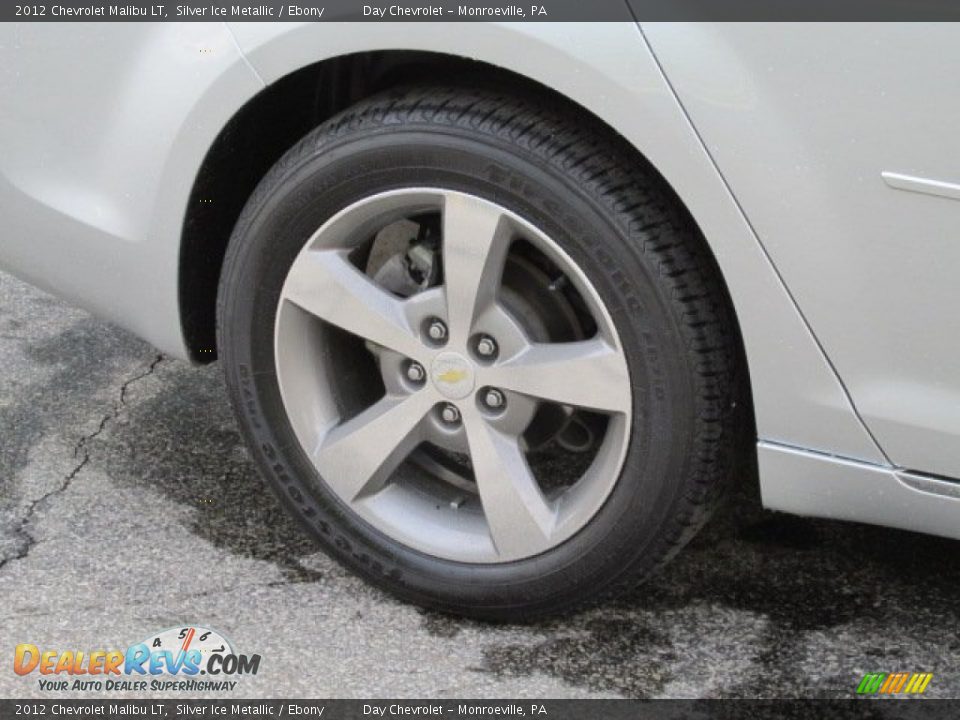 2012 Chevrolet Malibu LT Silver Ice Metallic / Ebony Photo #3