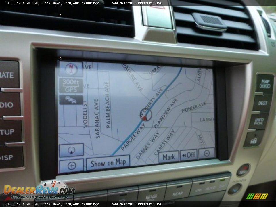 2013 Lexus GX 460 Black Onyx / Ecru/Auburn Bubinga Photo #16