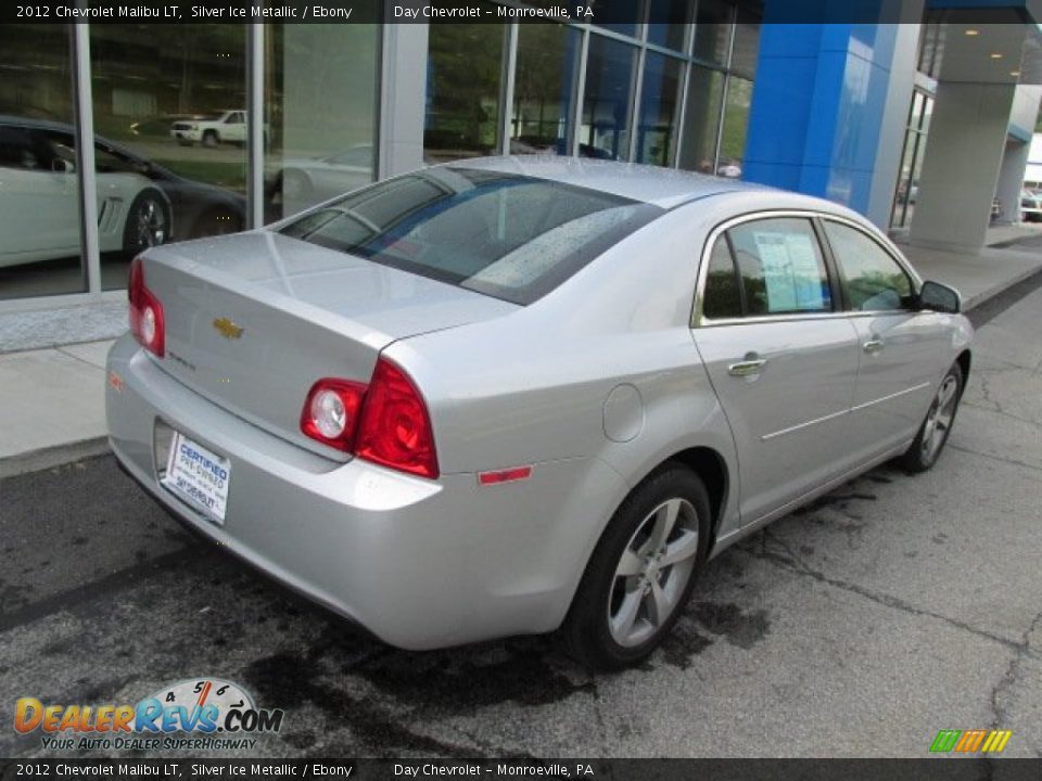 2012 Chevrolet Malibu LT Silver Ice Metallic / Ebony Photo #8