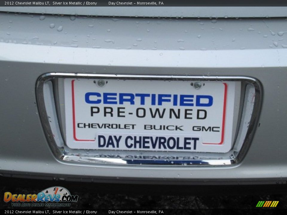 2012 Chevrolet Malibu LT Silver Ice Metallic / Ebony Photo #9