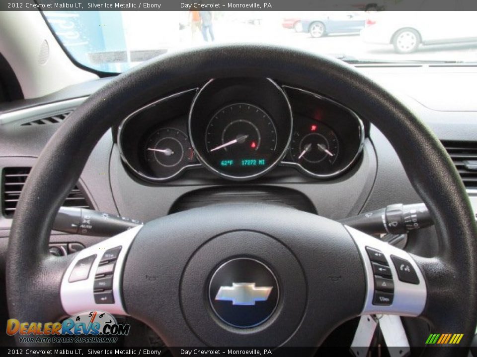 2012 Chevrolet Malibu LT Silver Ice Metallic / Ebony Photo #16