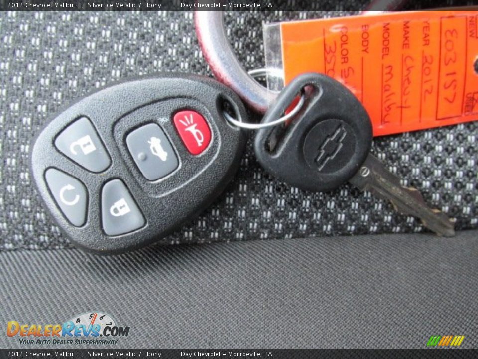 2012 Chevrolet Malibu LT Silver Ice Metallic / Ebony Photo #18
