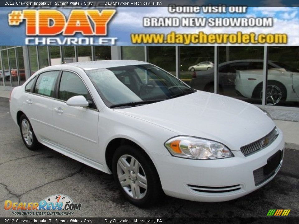 2012 Chevrolet Impala LT Summit White / Gray Photo #1