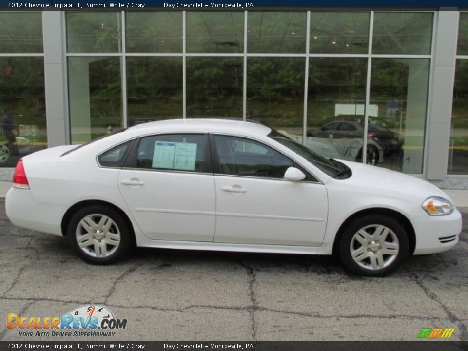 2012 Chevrolet Impala LT Summit White / Gray Photo #2