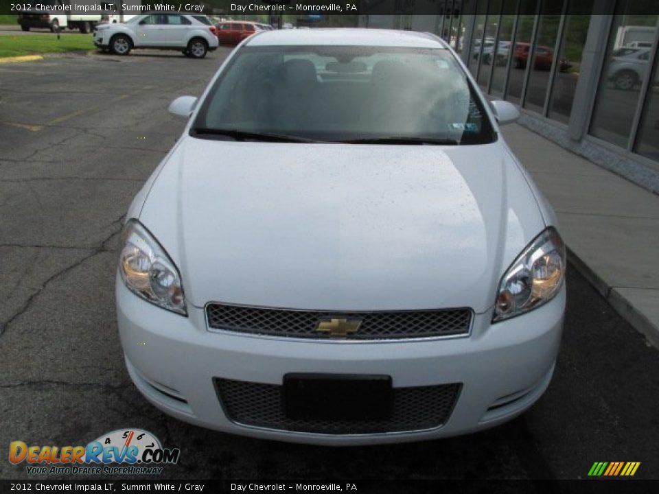 2012 Chevrolet Impala LT Summit White / Gray Photo #4