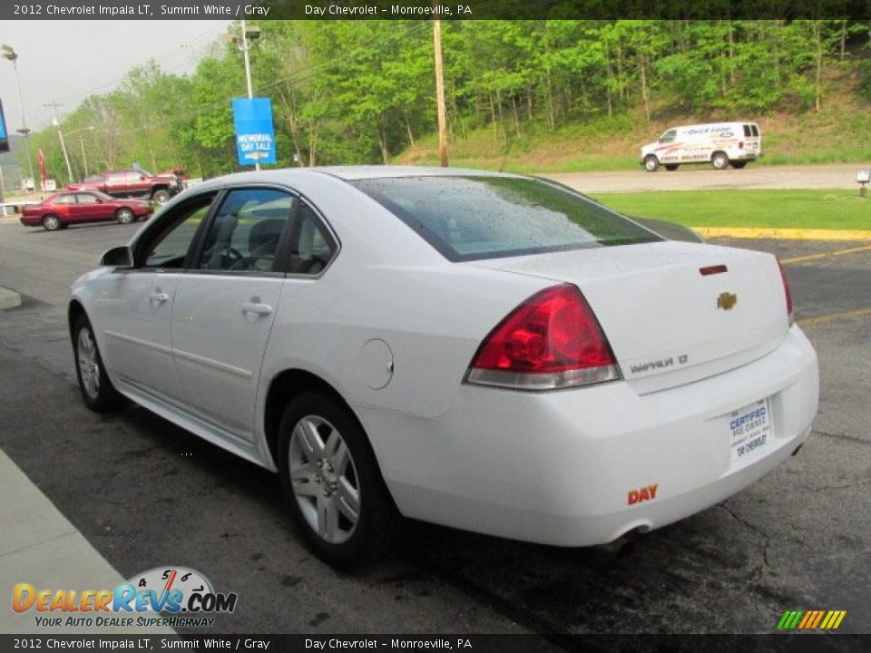 2012 Chevrolet Impala LT Summit White / Gray Photo #6
