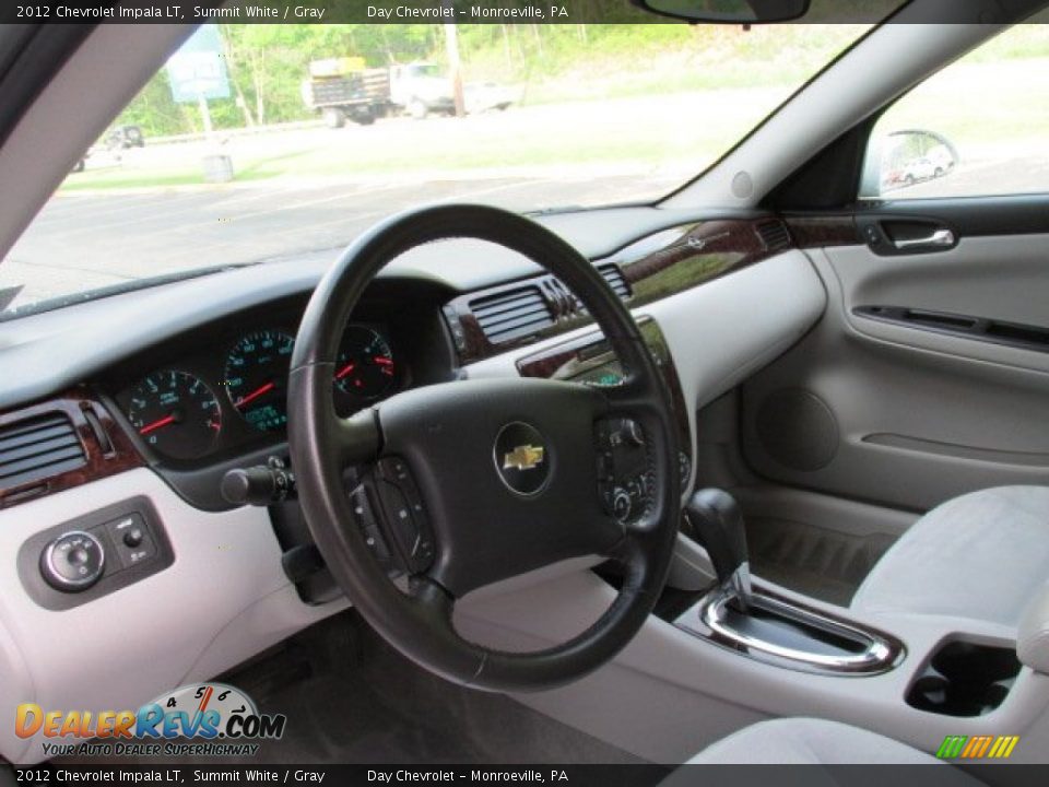 2012 Chevrolet Impala LT Summit White / Gray Photo #10