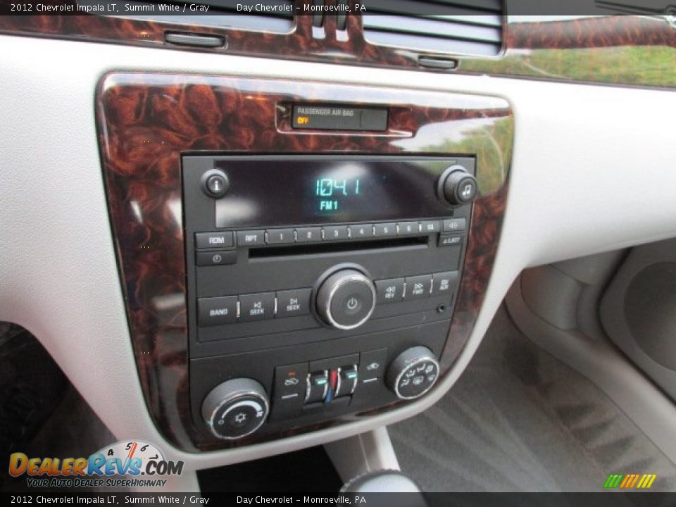 2012 Chevrolet Impala LT Summit White / Gray Photo #13