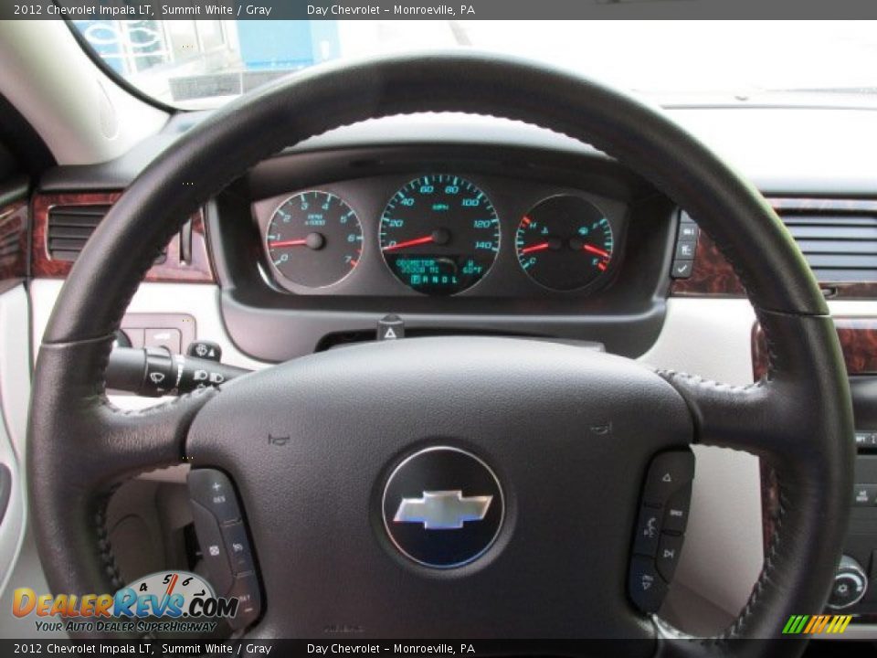 2012 Chevrolet Impala LT Summit White / Gray Photo #16
