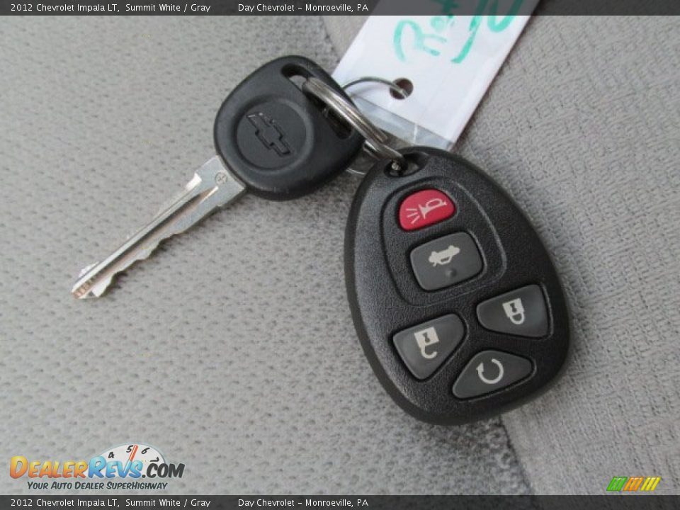 2012 Chevrolet Impala LT Summit White / Gray Photo #18