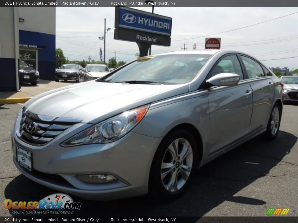2011 Hyundai Sonata Limited Radiant Silver / Gray Photo #1