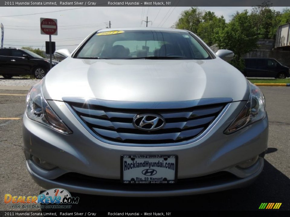 2011 Hyundai Sonata Limited Radiant Silver / Gray Photo #2