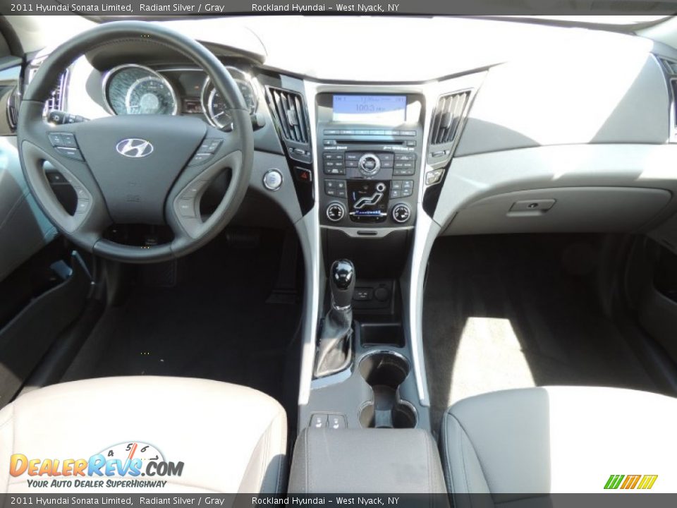 2011 Hyundai Sonata Limited Radiant Silver / Gray Photo #12