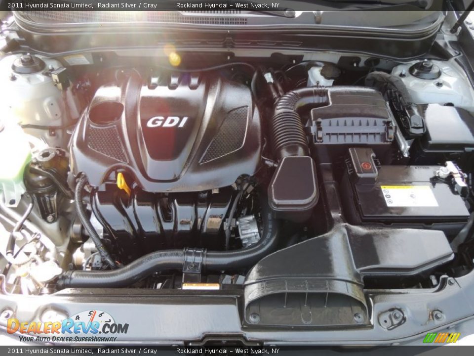 2011 Hyundai Sonata Limited 2.4 Liter GDI DOHC 16-Valve CVVT 4 Cylinder Engine Photo #29