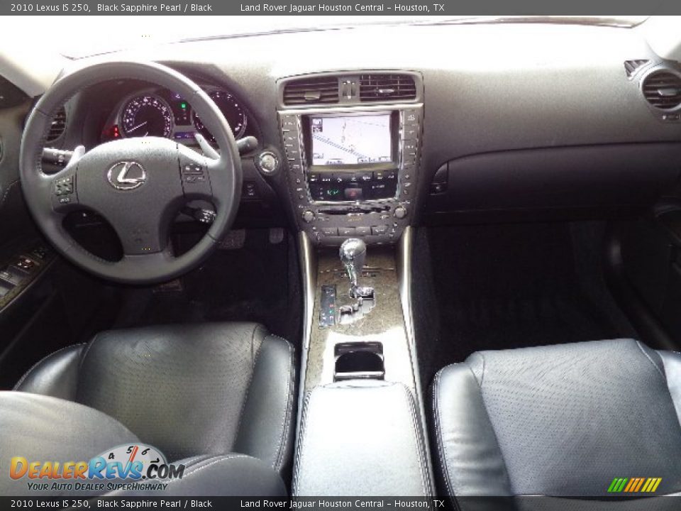 2010 Lexus IS 250 Black Sapphire Pearl / Black Photo #2