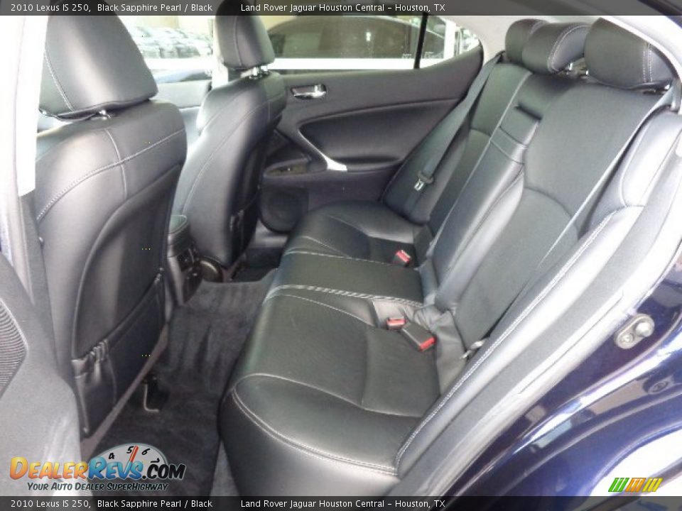 2010 Lexus IS 250 Black Sapphire Pearl / Black Photo #4