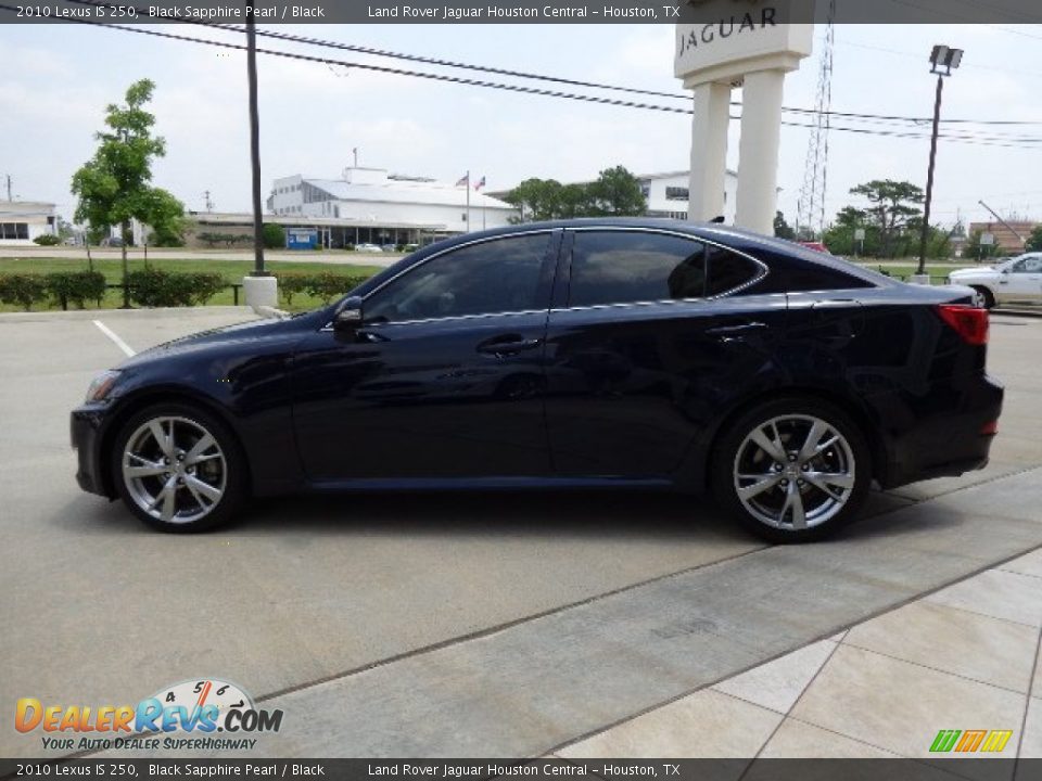 2010 Lexus IS 250 Black Sapphire Pearl / Black Photo #9