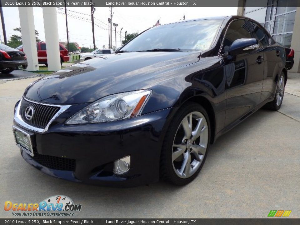 2010 Lexus IS 250 Black Sapphire Pearl / Black Photo #10