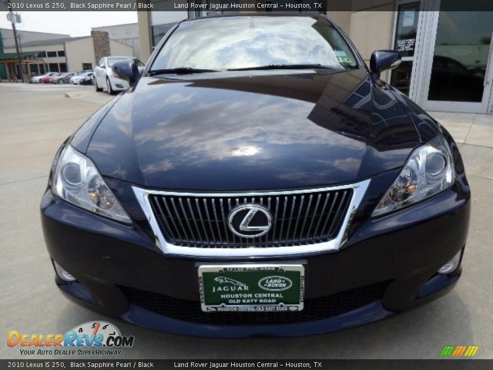 2010 Lexus IS 250 Black Sapphire Pearl / Black Photo #11