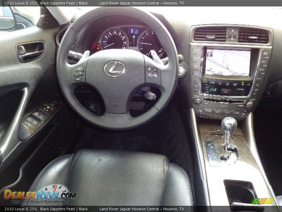 2010 Lexus IS 250 Black Sapphire Pearl / Black Photo #12