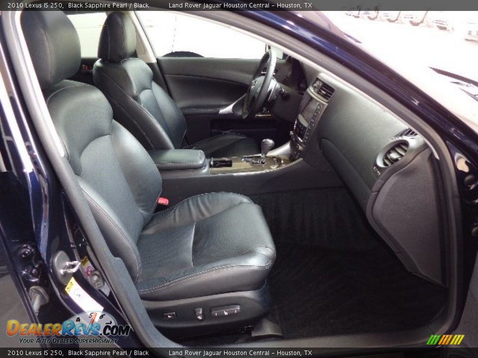 2010 Lexus IS 250 Black Sapphire Pearl / Black Photo #17