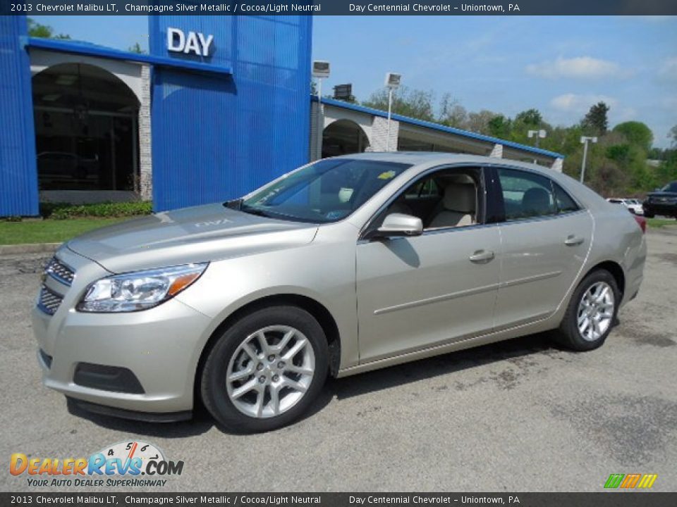 2013 Chevrolet Malibu LT Champagne Silver Metallic / Cocoa/Light Neutral Photo #1