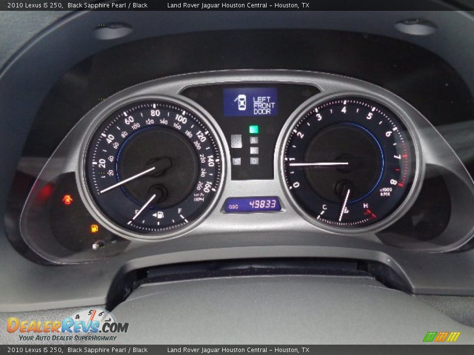 2010 Lexus IS 250 Black Sapphire Pearl / Black Photo #34