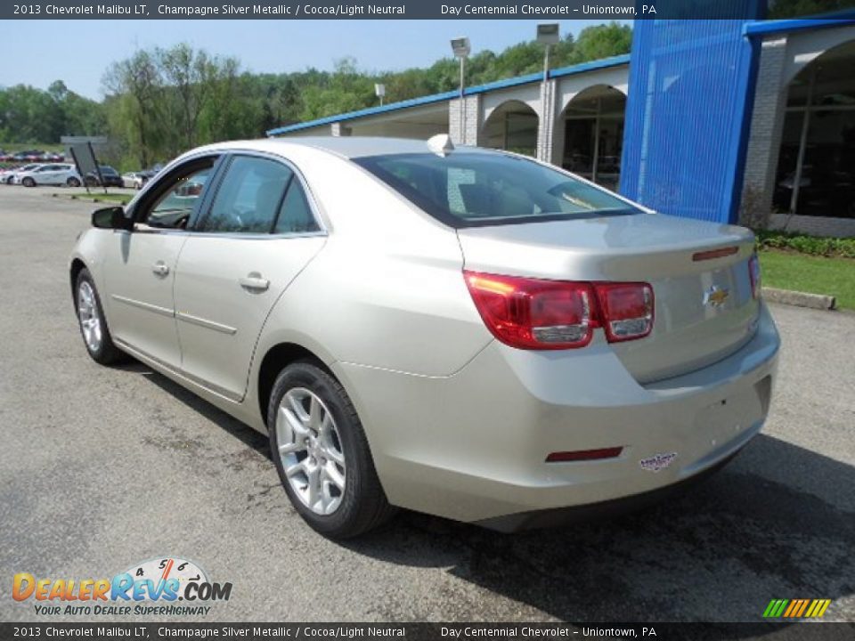 2013 Chevrolet Malibu LT Champagne Silver Metallic / Cocoa/Light Neutral Photo #4