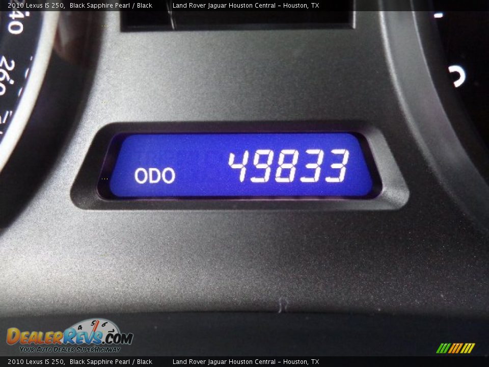 2010 Lexus IS 250 Black Sapphire Pearl / Black Photo #35