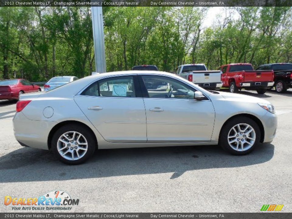 2013 Chevrolet Malibu LT Champagne Silver Metallic / Cocoa/Light Neutral Photo #7