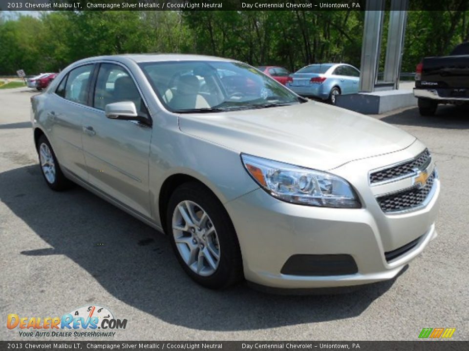 2013 Chevrolet Malibu LT Champagne Silver Metallic / Cocoa/Light Neutral Photo #9